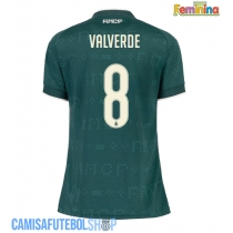 Camisa de time de futebol Real Madrid Federico Valverde #8 Replicas 2º Equipamento Feminina 2026-27 Manga Curta